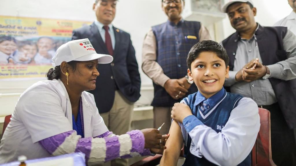 इस अभियान के दौरान बच्चों को खसरा-रूबेला (एमआर) का एक ही टीका दिया जाएगा.