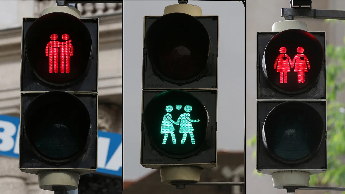 Traffic Lights in are Turning Red, Green, Gay and Straight
