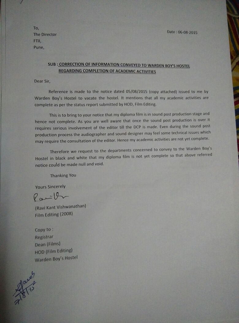 How To Write A Hostel Vacating Letter