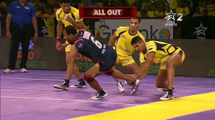 Highlights Of The Match Between Telugu Titans And Bengal Warriors