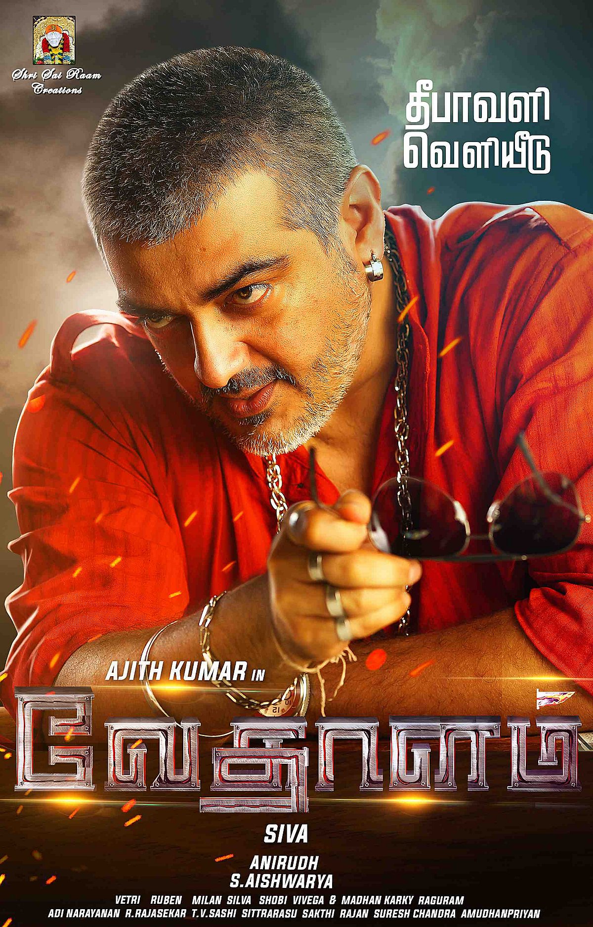 Ajith’s New Film ‘Vedalam’ Will Be a Diwali Release