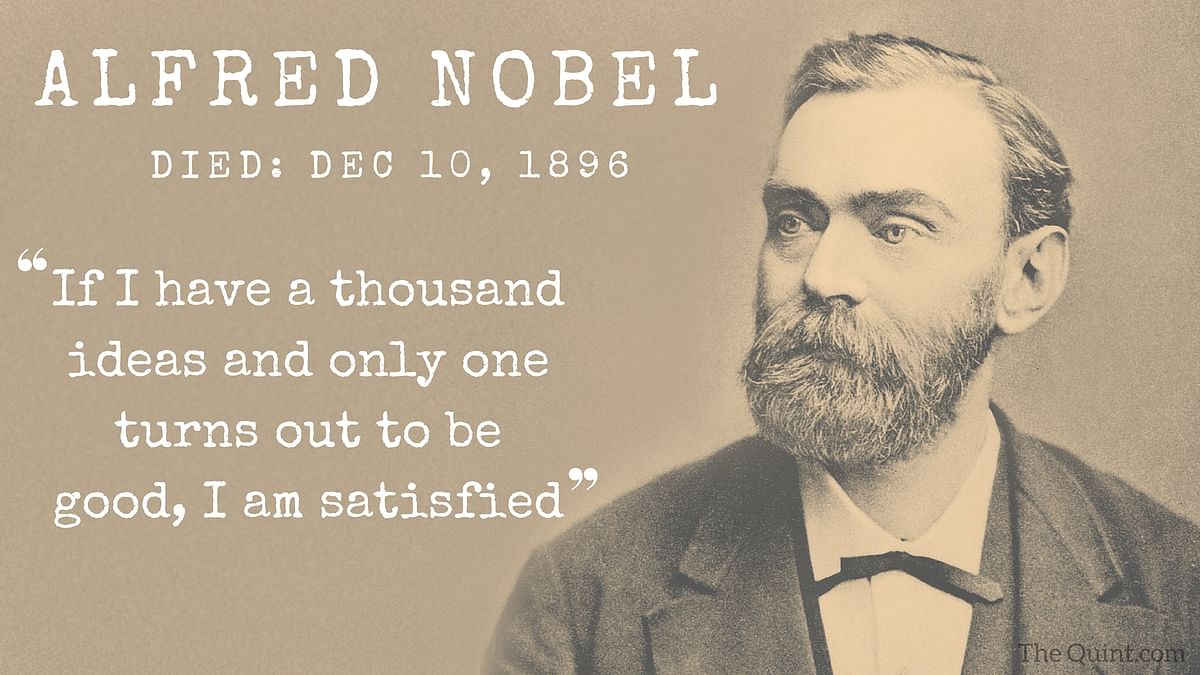 Remembering Alfred Nobel on His 119th Death Anniversary