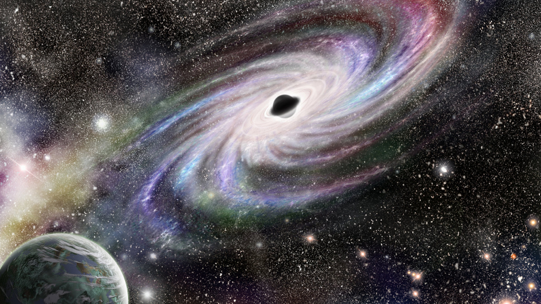 black hole photo