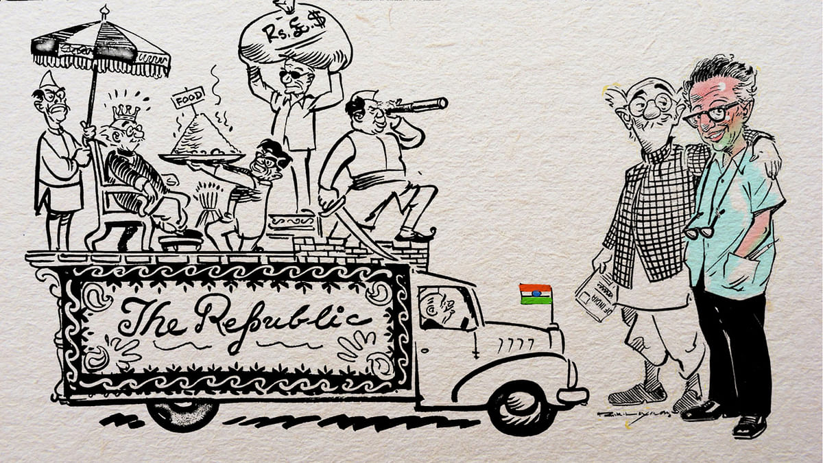 An Animated History of India Through RK Laxman's Common Man