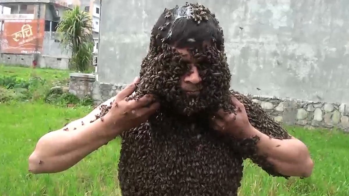Meet This Incredible Bee-Man from Nepal