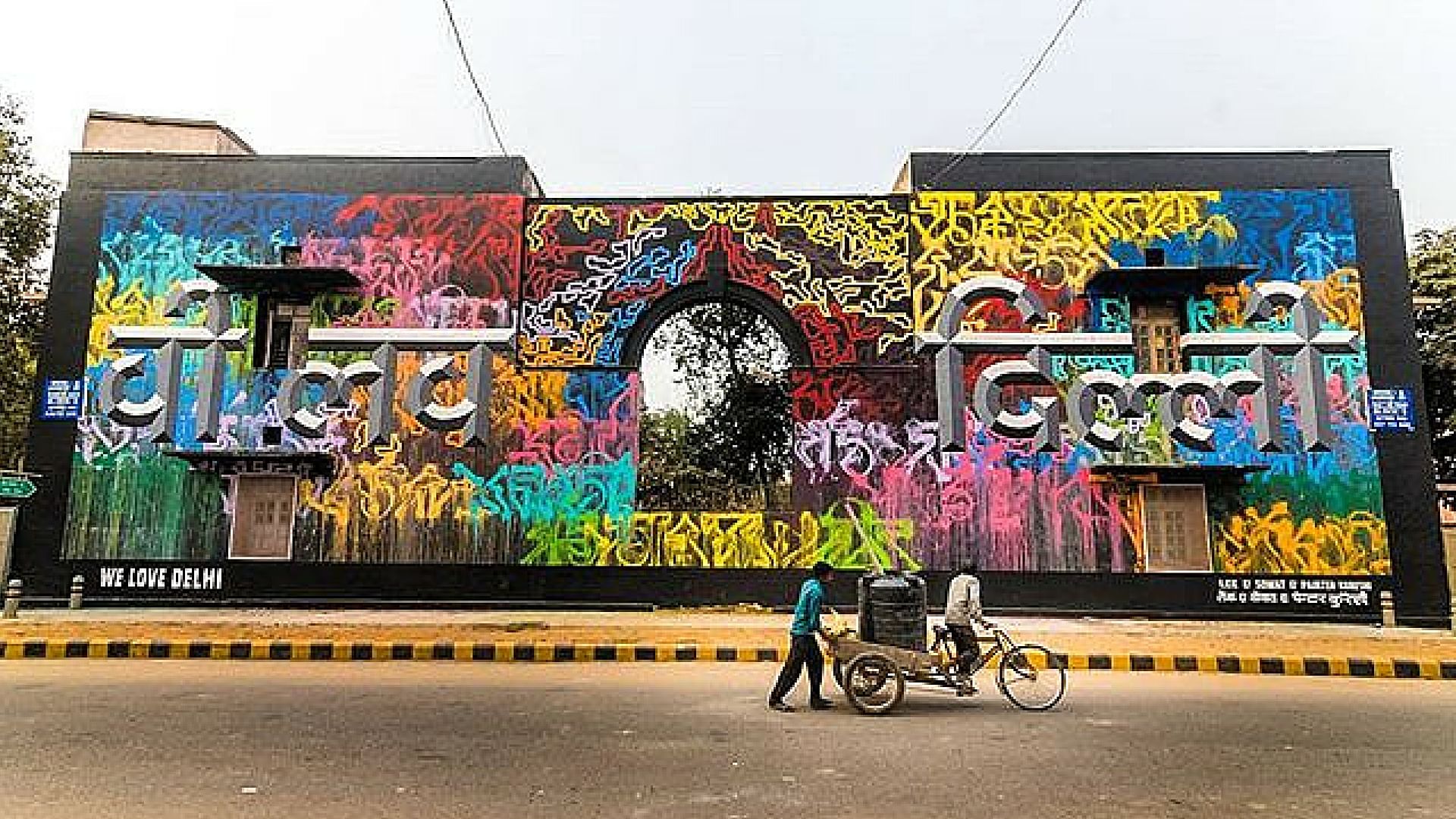 In Pics Delhi S Street Art Festival Leaves Lodhi Colony Magical   Dilli StreetArt 