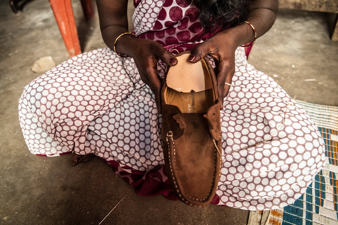 The Ignored Women of South India Who Stitch Shoes For the