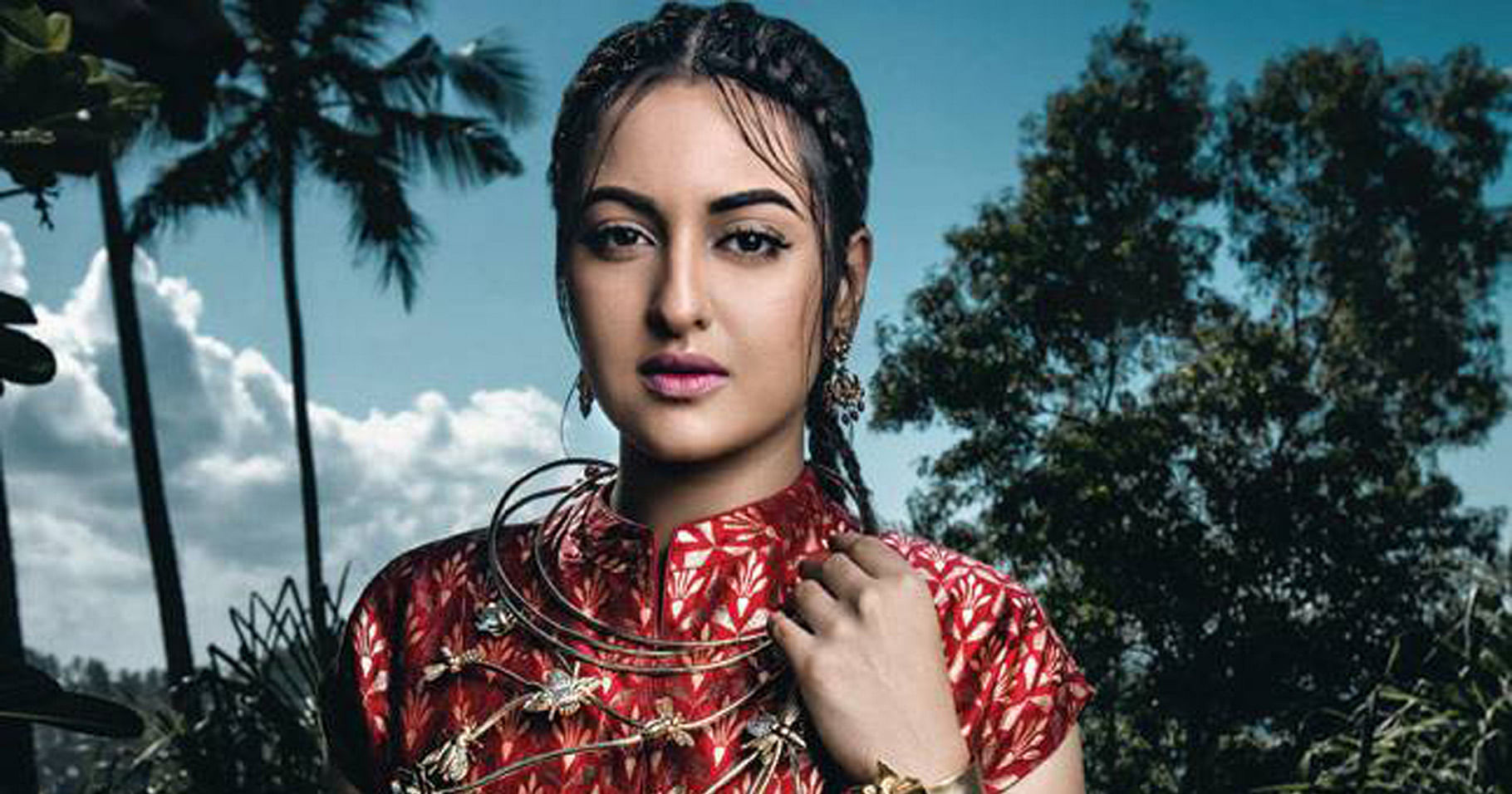 Check Out Sonakshi Sinhas Stunning Boho Shoot For Harpers Bride