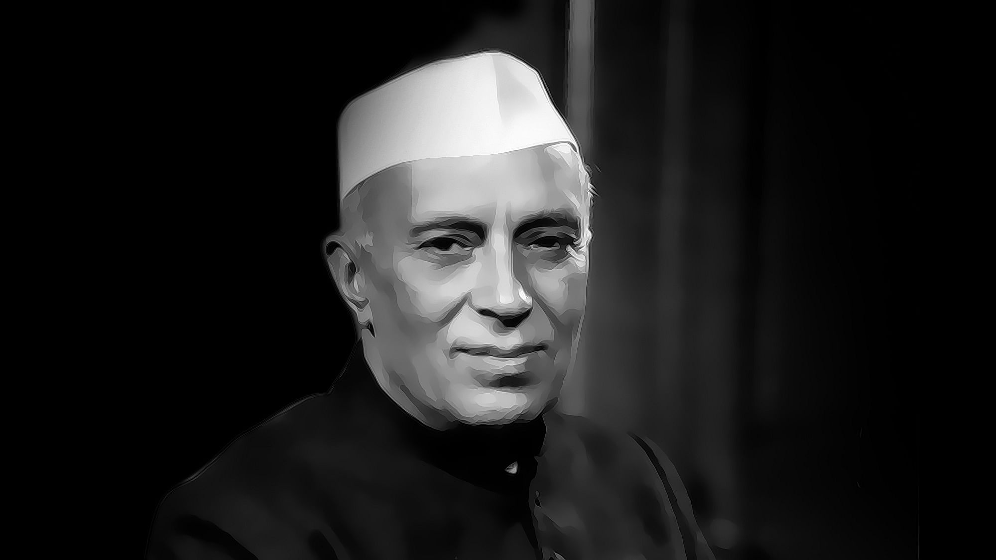 Jawaharlal Nehru Colour Photo