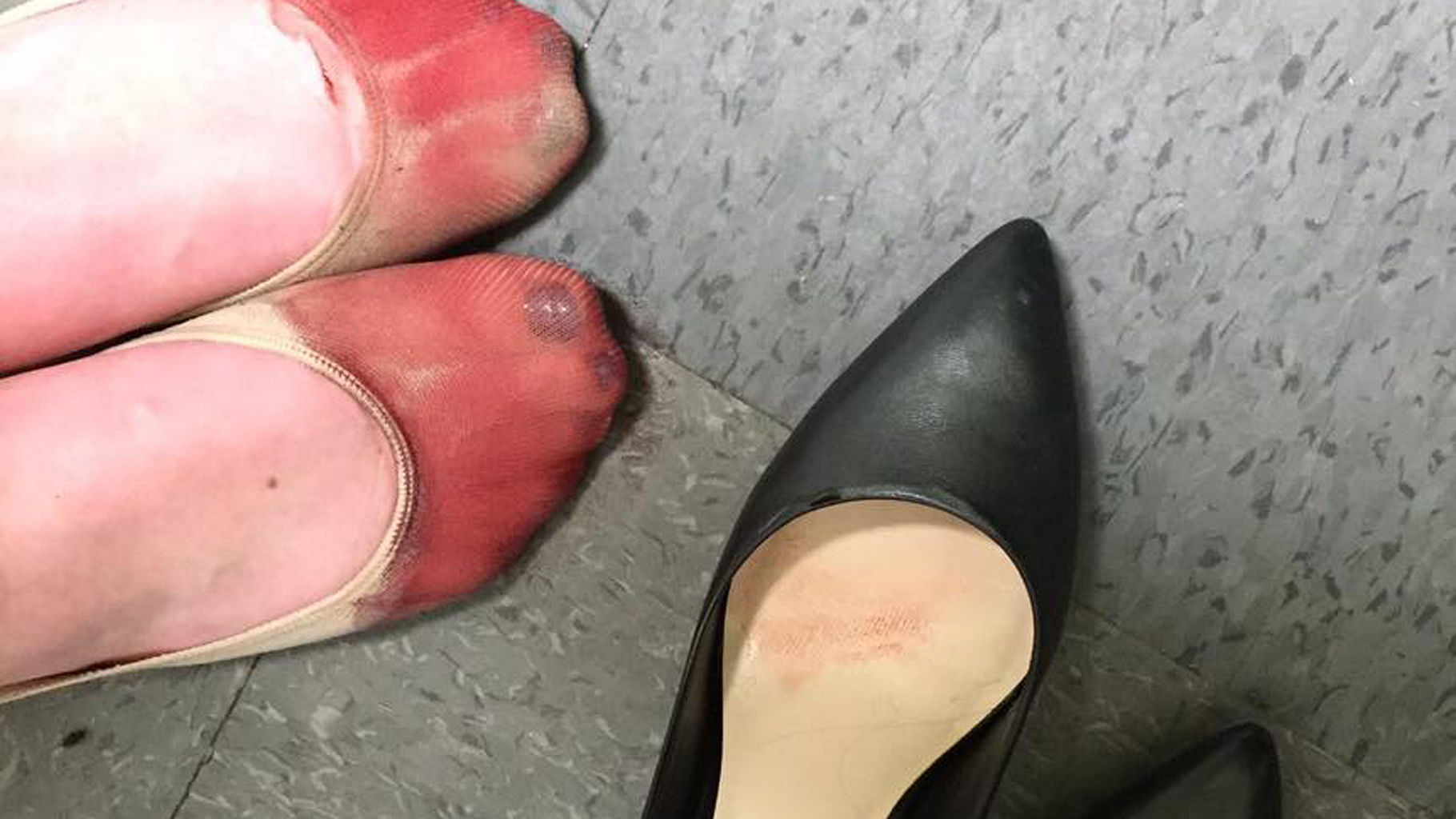 High Heel Hell For Waitress Forced To Endure Bloody Feet