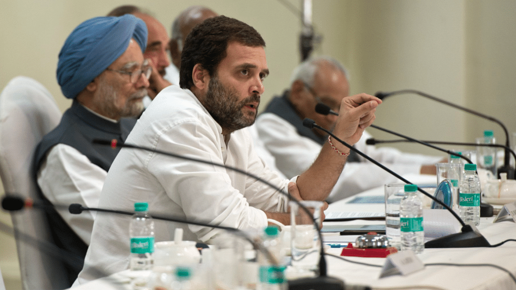Rahul Gandhi Chairs His First CWC Meeting as Congress President