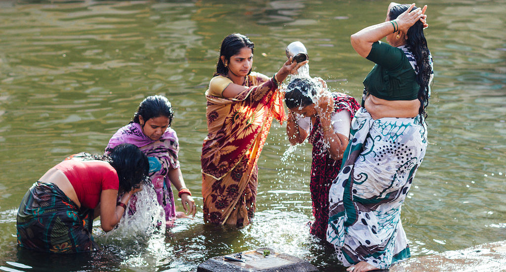 Bathing ladies best sale