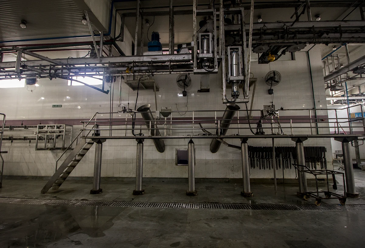 Photos Inside a Legal UP Slaughterhouse That Has Ground to a Halt