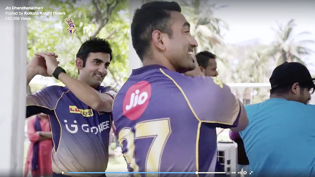 watch when gautam gambhir finally decided to give dancing a shot the quint