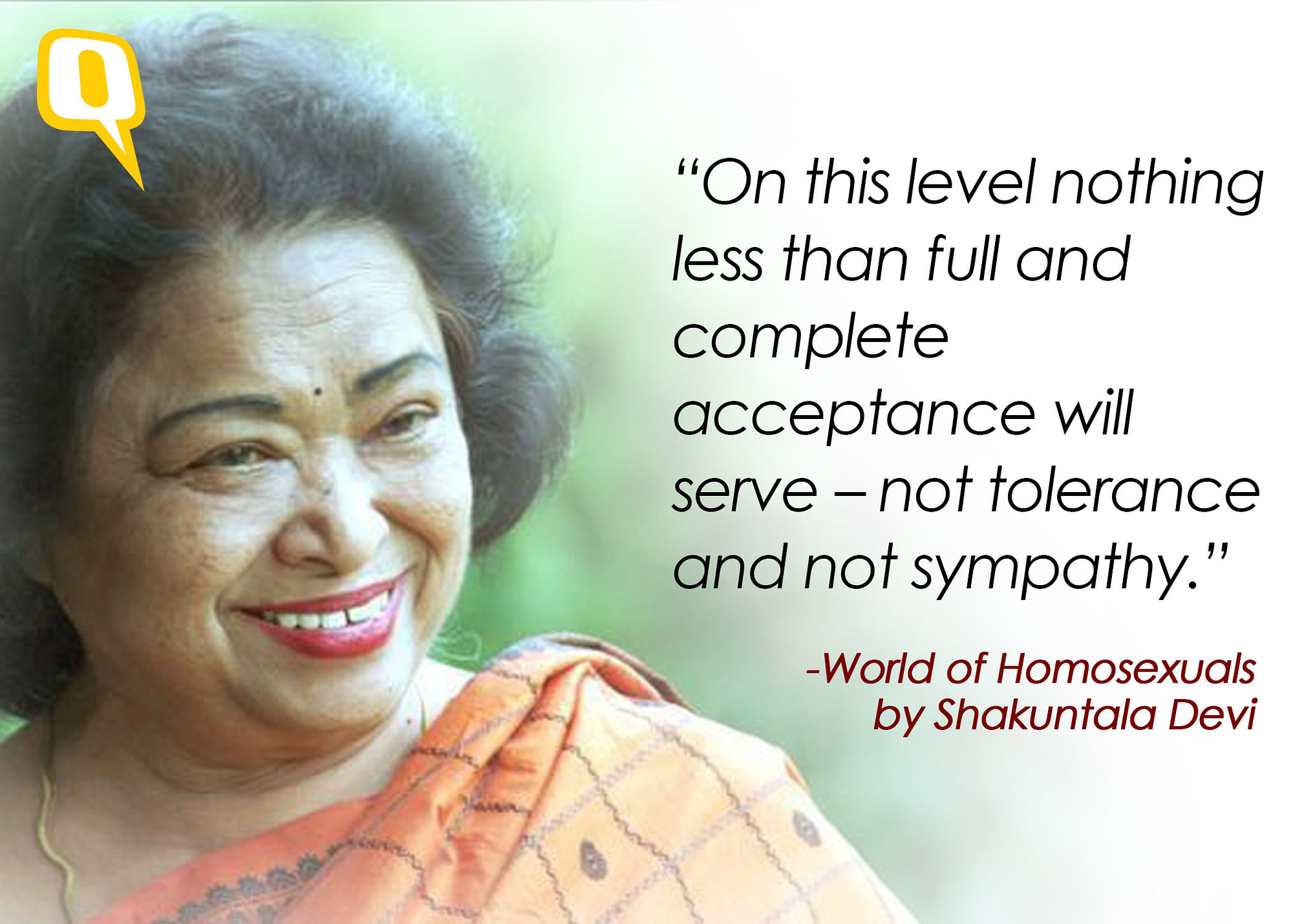 Math Genius Shakuntala Devi s Progressive Views On Homosexuality