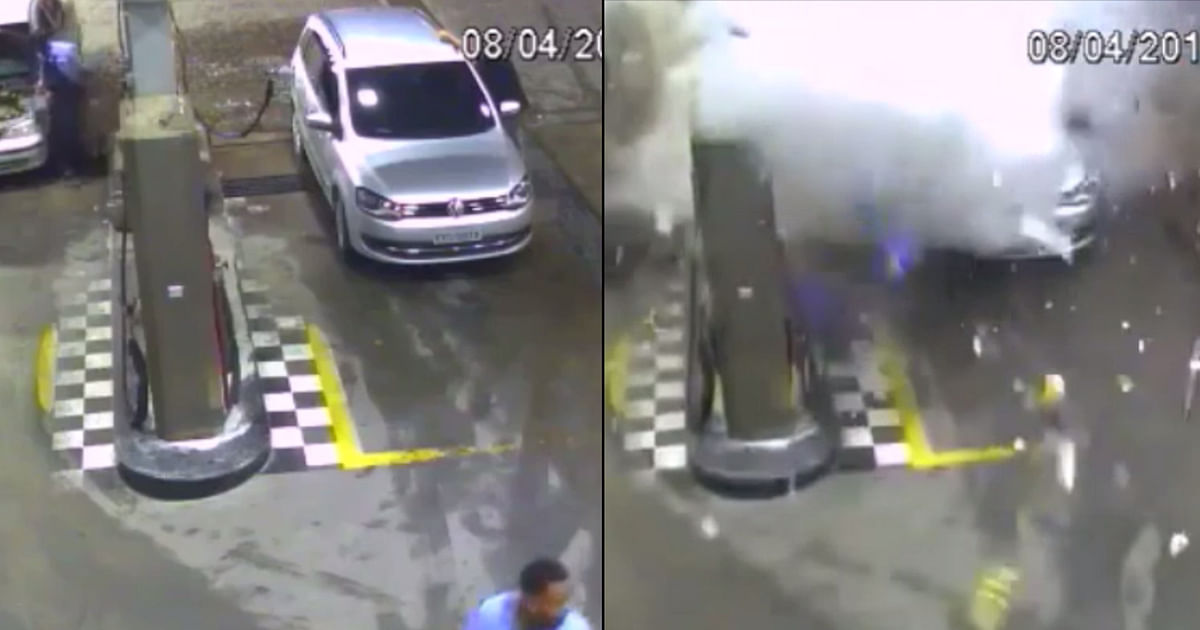 Car Explodes at CNG Station in Brazil During Refuelling, 1 Killed