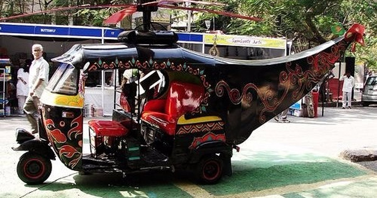 Auto-Copter or Auto-SUV? Modified Auto-Rickshaws to Choose From