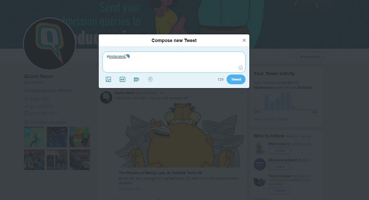 This Monsoon, Say it With Twitter’s New Blue Umbrella Emoji