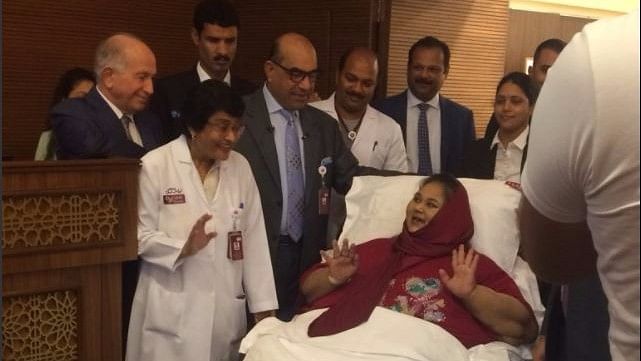 Former Heaviest Woman Eman Ahmed In Lighter Spirits In Abu Dhabi 