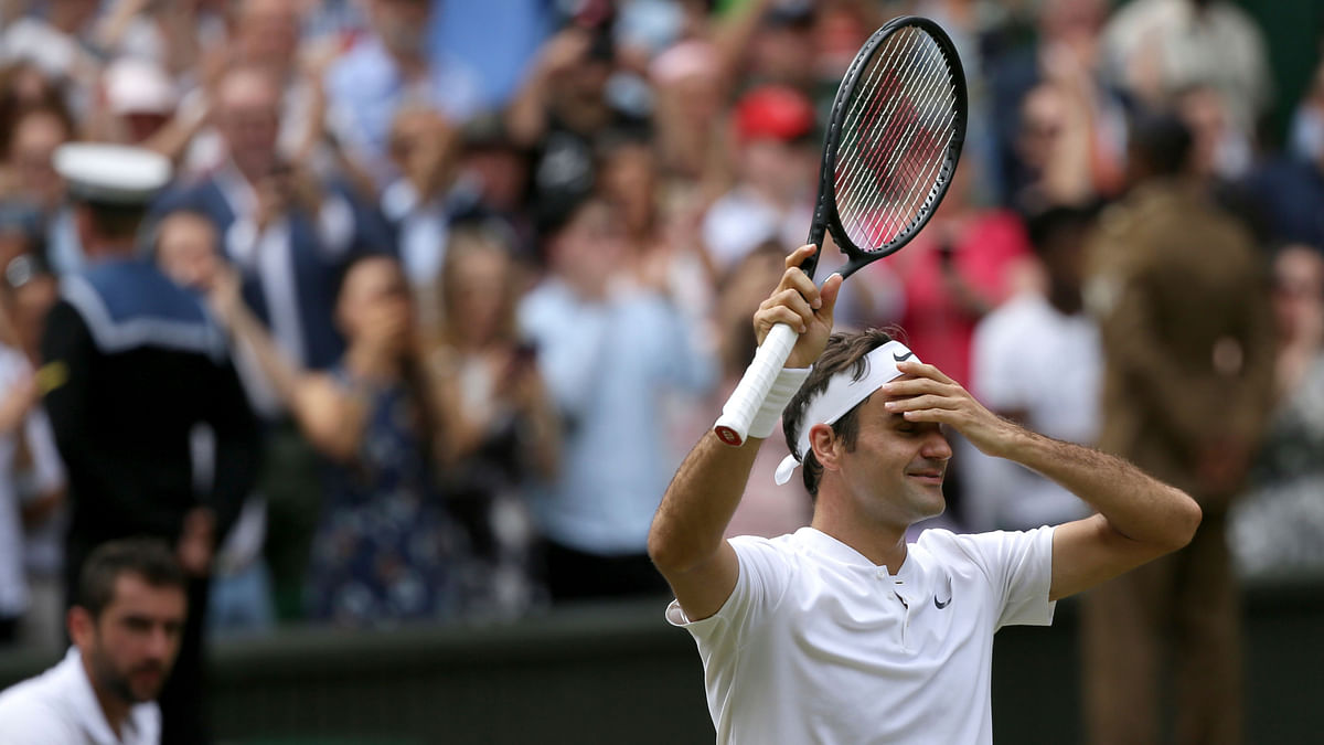Emotions Running High, Federer Cries Seeing His Kids on Court