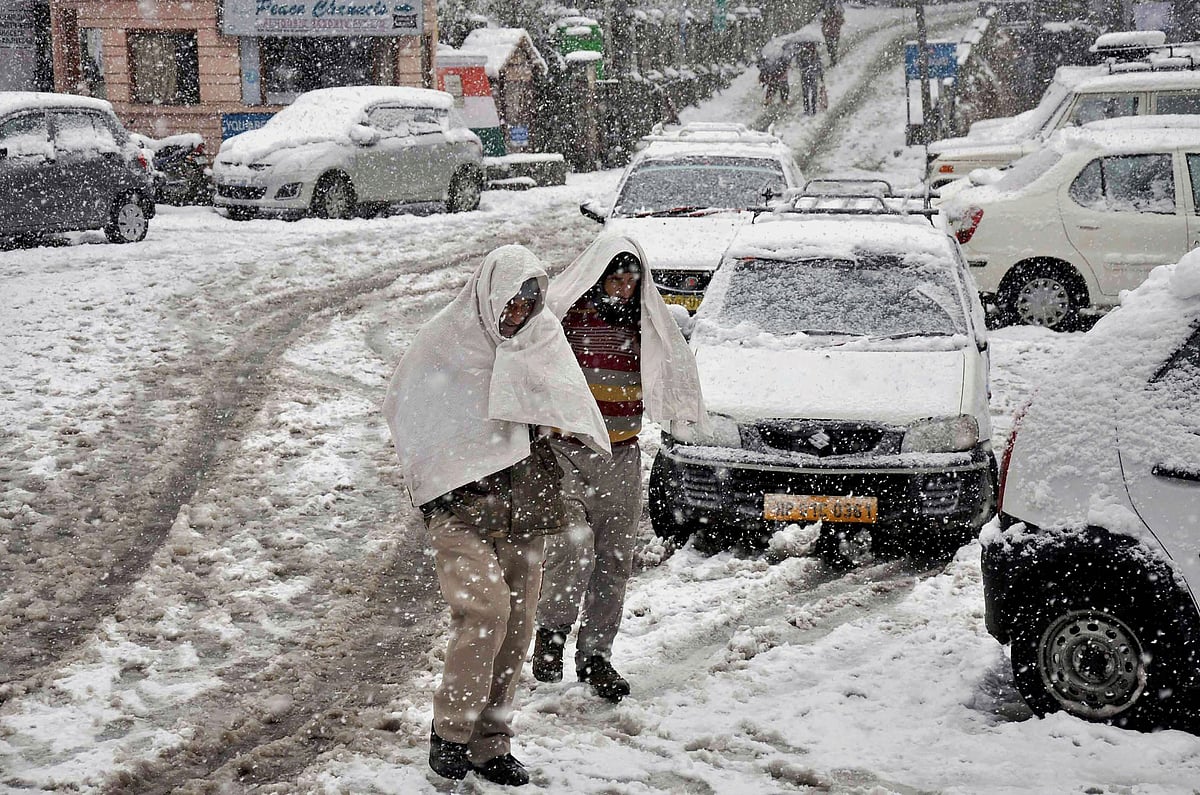 It’s a Winter Wonderland Northern India’s All Clad in Snow