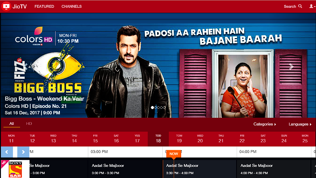 Reliance Jio Brings JioTV to Your Desktop, Get Over 200 Channels