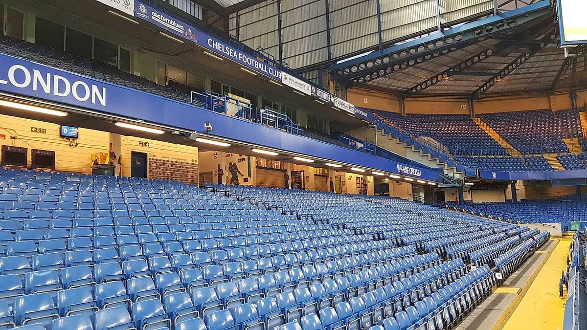 Chelsea Fc fan from India visits Stamford Bridge