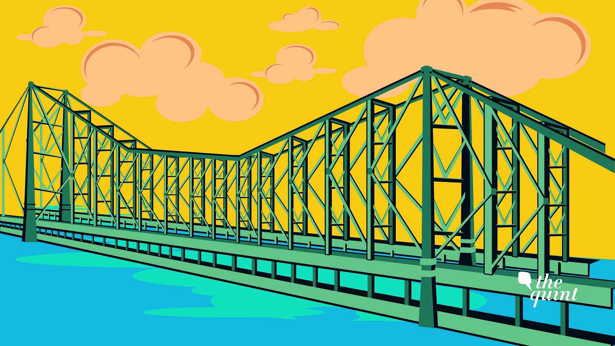 Discover 76+ sketch of howrah bridge super hot - seven.edu.vn