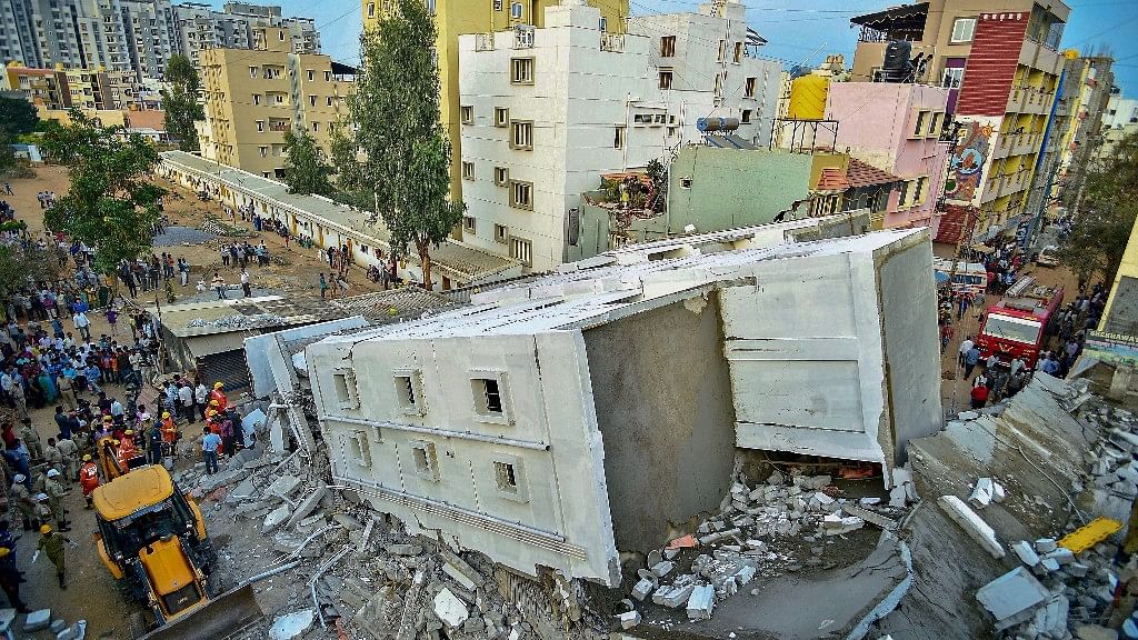 Death Toll Rises To Five In Bengaluru Building Collapse