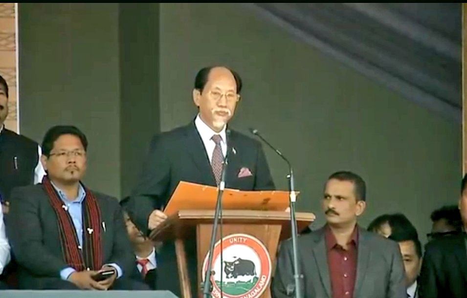 Nagaland Cabinet Takes Oath: Neiphiu Rio, 11 Ministers Sworn In