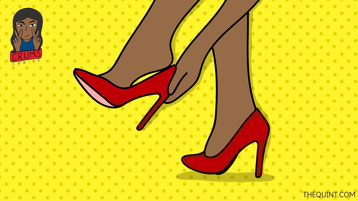 Erum’s Comics Walking in Heels Expectation vs Reality