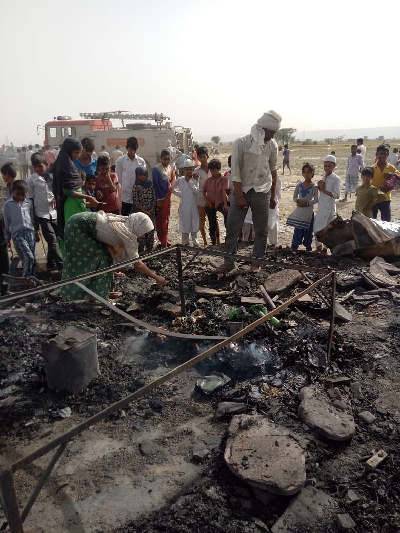 Fire In Rohingya Camp In Haryana Burns Over 50 Huts, No Casualties