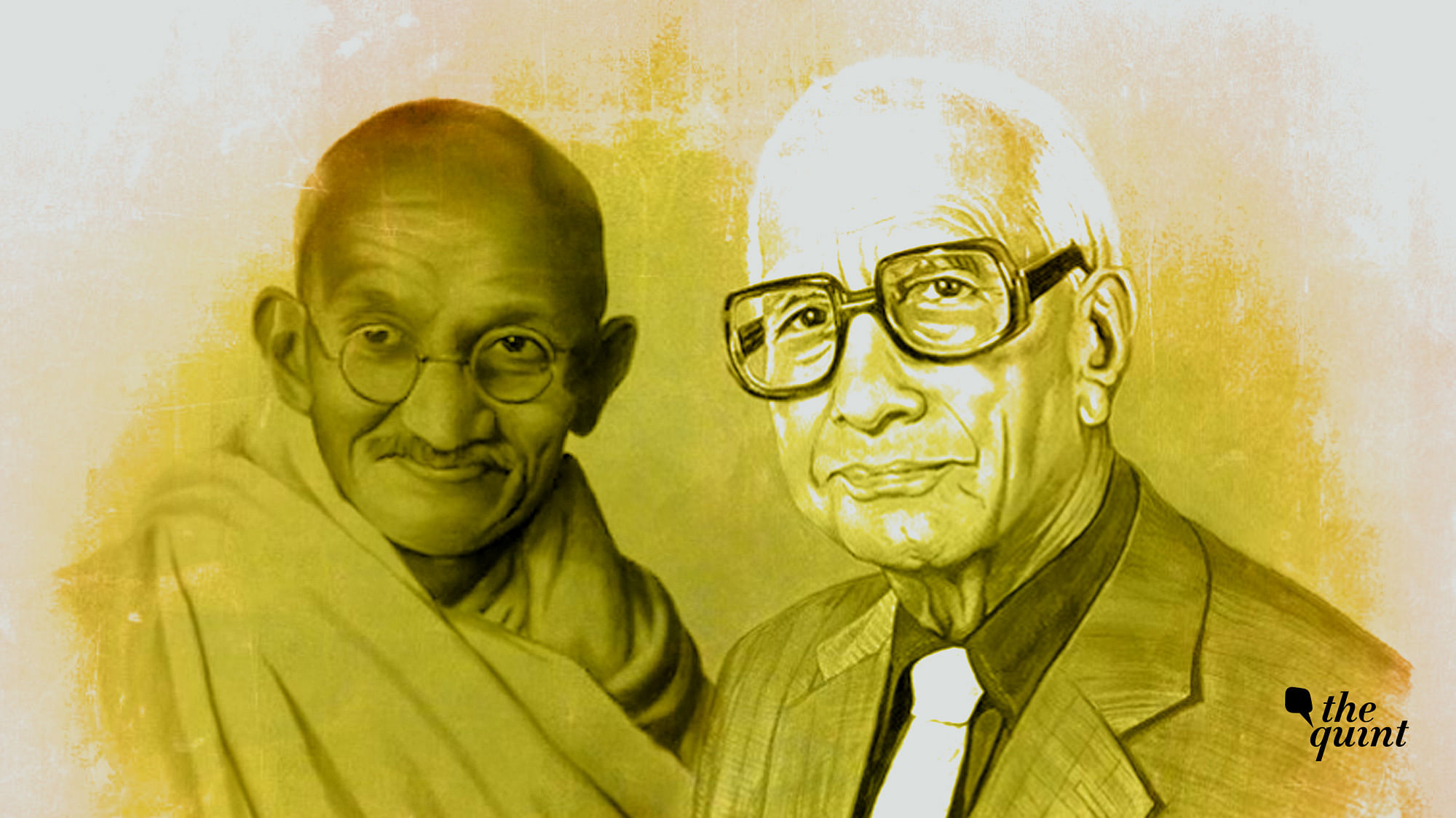 Portraits of Kasturba Gandhi and Mahatma Gandhi Ba and Bapu with copyright  line and address of Kanu..., Stock Photo, Picture And Rights Managed Image.  Pic. DPA-MKG-146471 | agefotostock