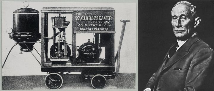 Hubert Cecil Booth was the inventor of powered vacuum cleaners and is ...