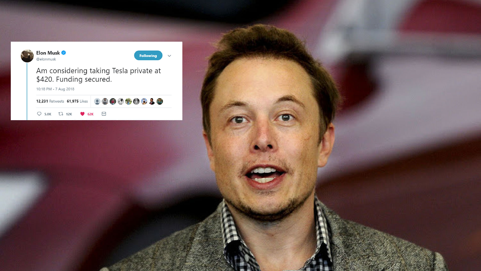 Elon Musk Drops Bombshell With a $72Bn Tesla Buyout Proposal