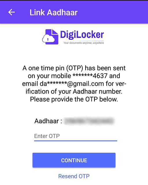 How the DigiLocker app can be used instead of carrying documents works.