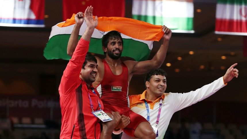 Asian Games 2018 Day 1 Results: Bajrang Punia Wins Gold Medal In ...