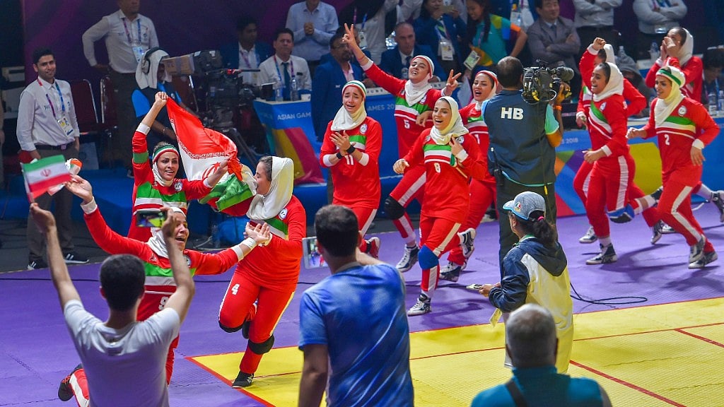 In Pics Iran Women’s Kabaddi Team Lift Historic Gold in the 18th Asian