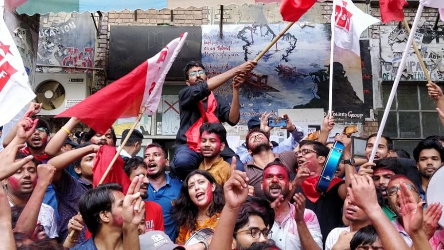 Left Alliance Sweeps JNUSU Polls, ABVP Comes In Second