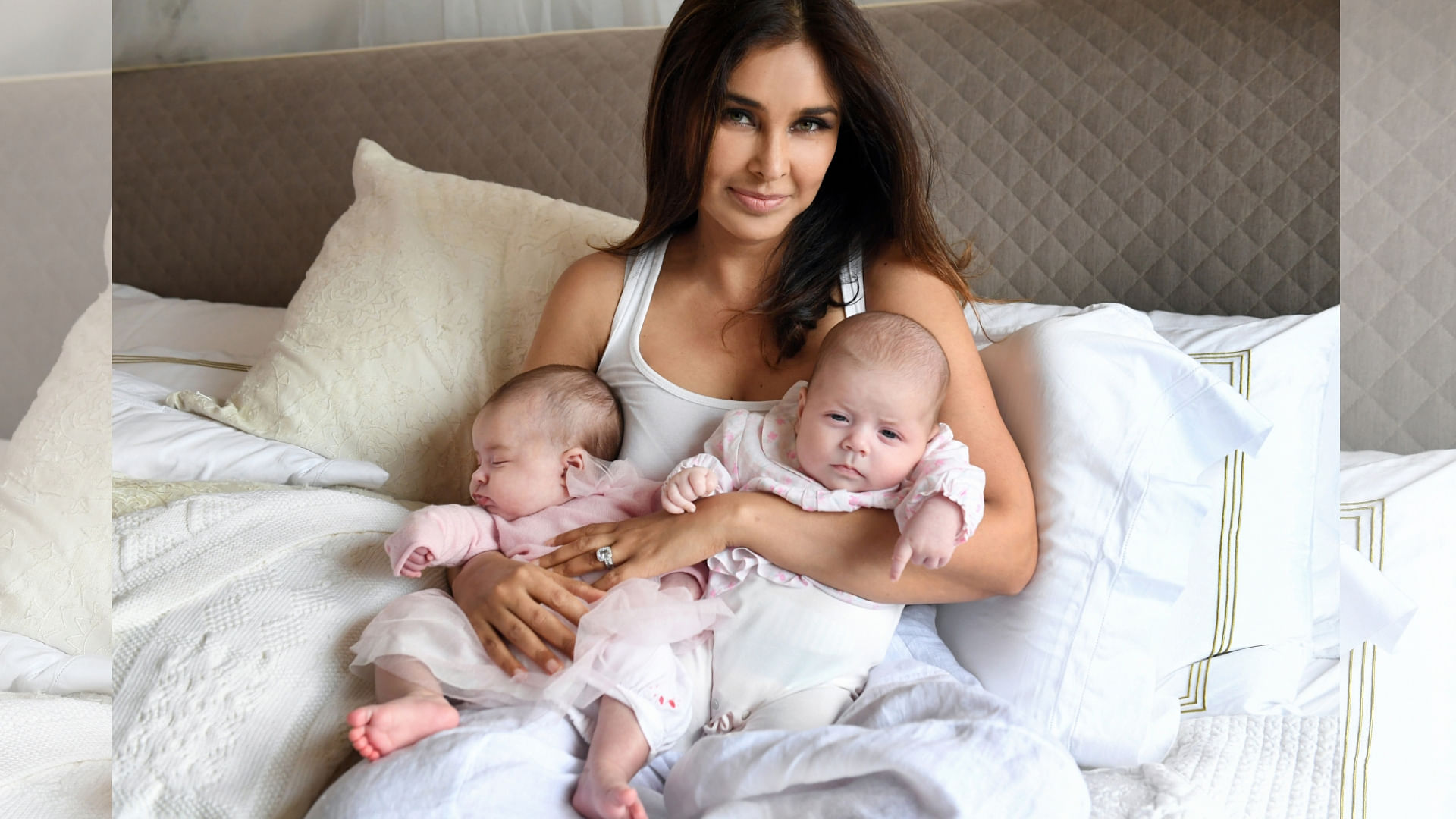 Lisa Ray Welcomes Twin Daughters, Sufi and Soleil