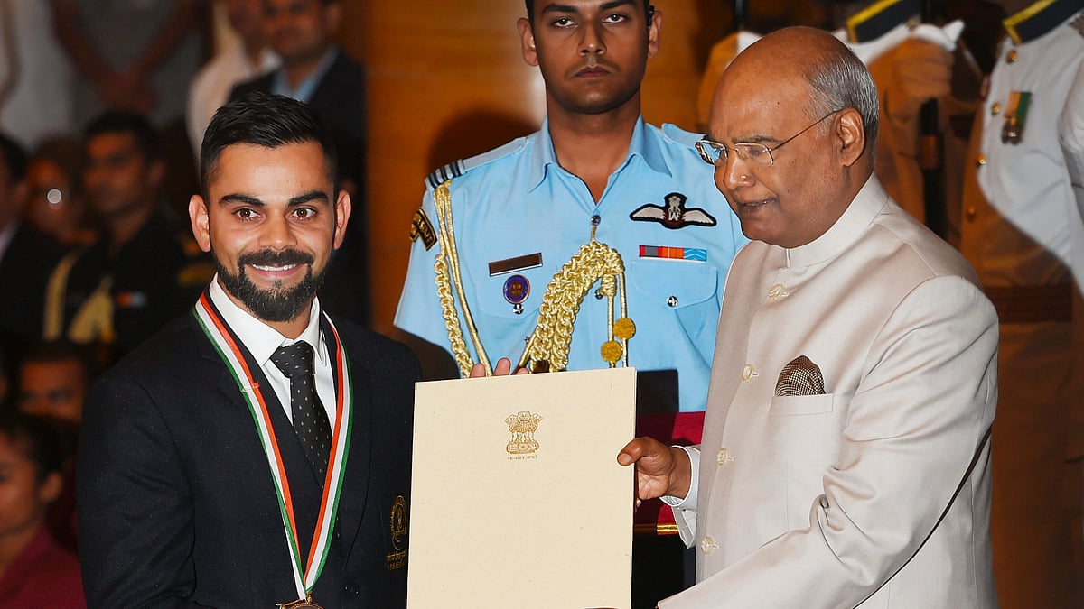 Arjuna Award Ceremony LIVE Virat Kohli & Mirabai Chanu Receive Khel