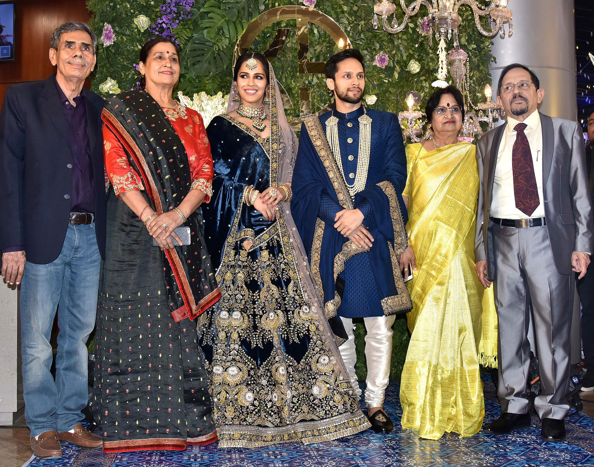 Saina Nehwal and Parupalli Kashyap’s Reception Photos are Stunning