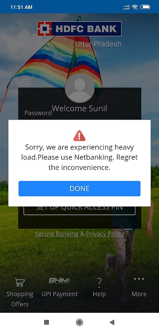 HDFC Bank Restores Old Mobile Banking App After New Version Crashes Out