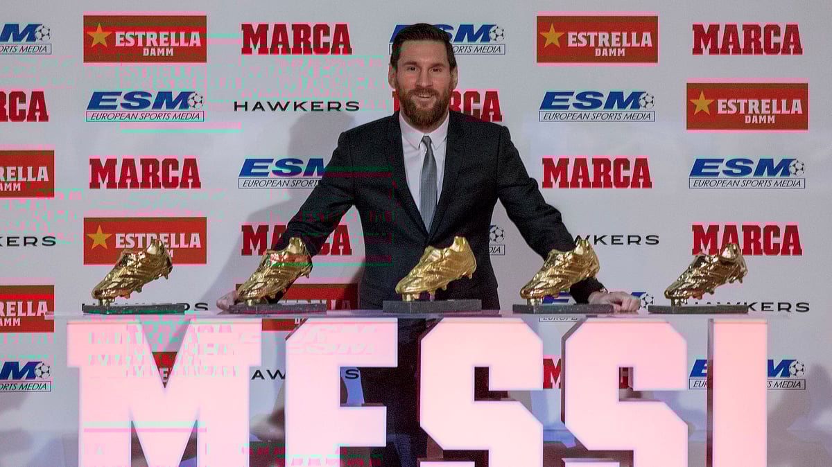 Messi Receives 5th Golden Shoe Award for Being Europe’s