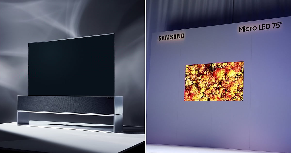 CES 2019 LG Rollable OLED TV and Samsung’s 75inch MicroLED TV