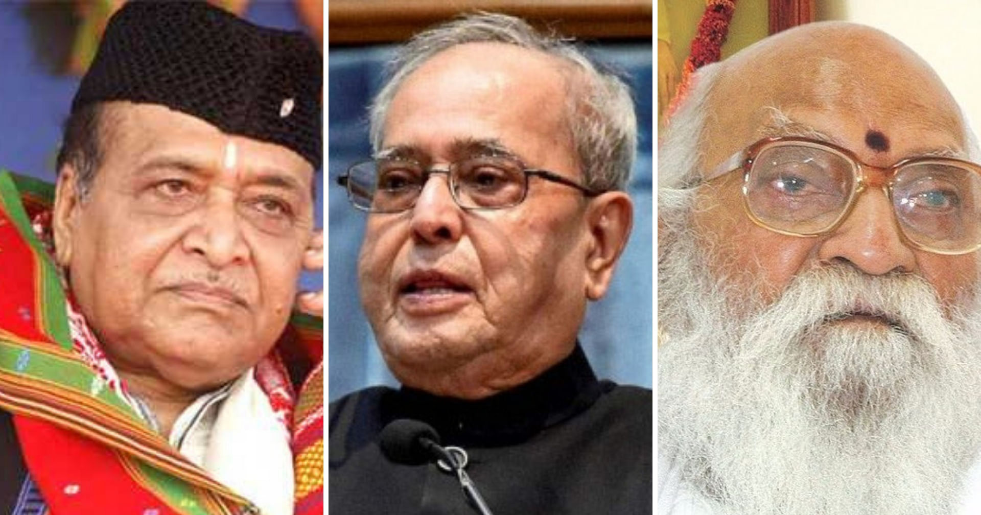 Pranab Mukherjee, Nanaji Deshmukh, Hazarika Awarded Bharat Ratna