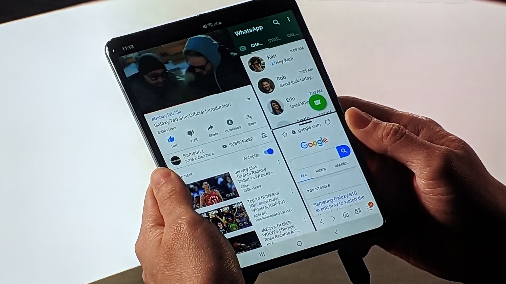 phone that folds into tablet