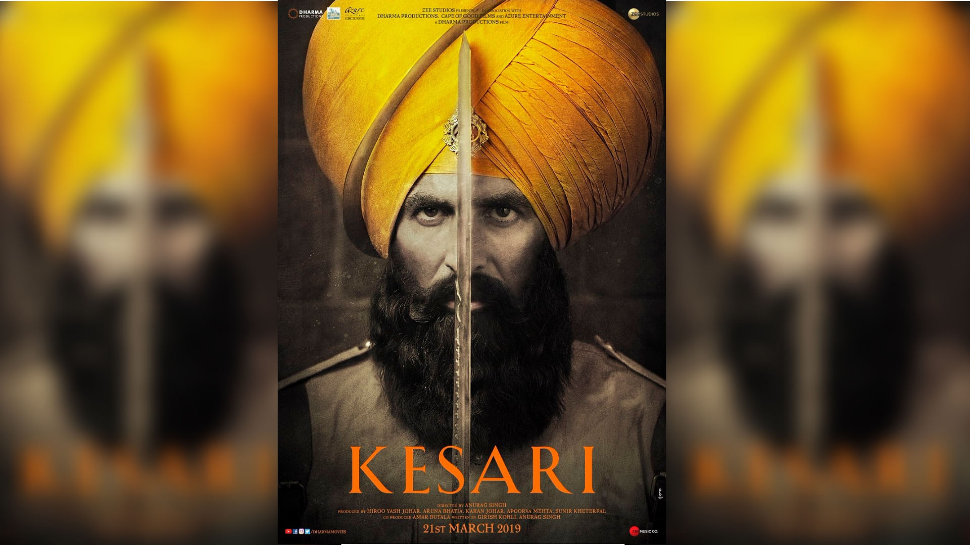 Kesari New Poster released featuring Akshay Kumar Find out the films  story  FilmiBeat  video Dailymotion