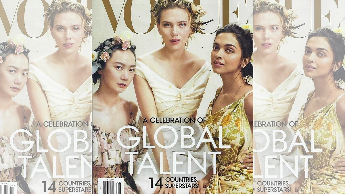 Deepika Features on Vogue’s April Cover with Hollywood actor Scarlett
