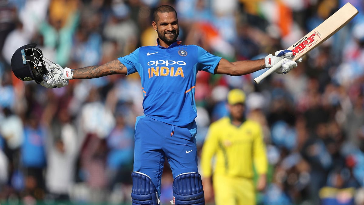India vs Australia 4th ODI Twitter Shikhar Dhawan’s Return to